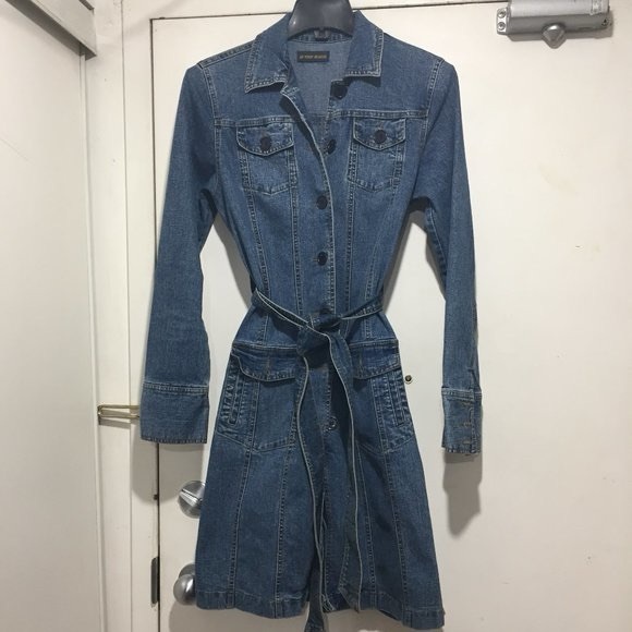 Dresses & Skirts - VINTAGE ARMOR JEANS MIDI DRESSES SIZE M